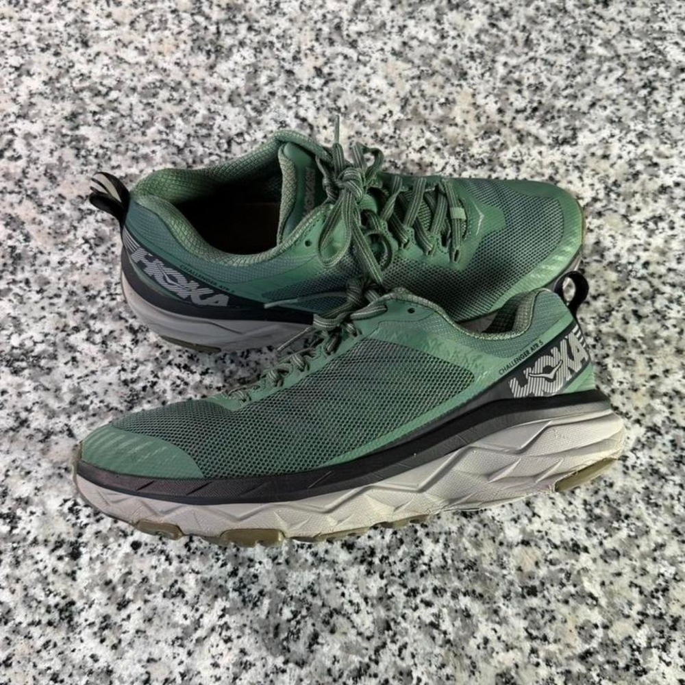 Hoka One One Green Challenger ATR 5 Running Sneaker Shoes M8.5 1104093